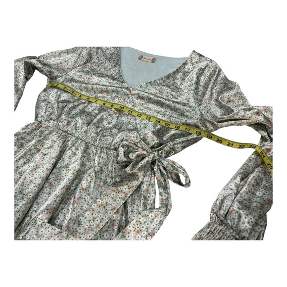 Altar'd State Green and Cream Floral Dress - Picture 8 of 10